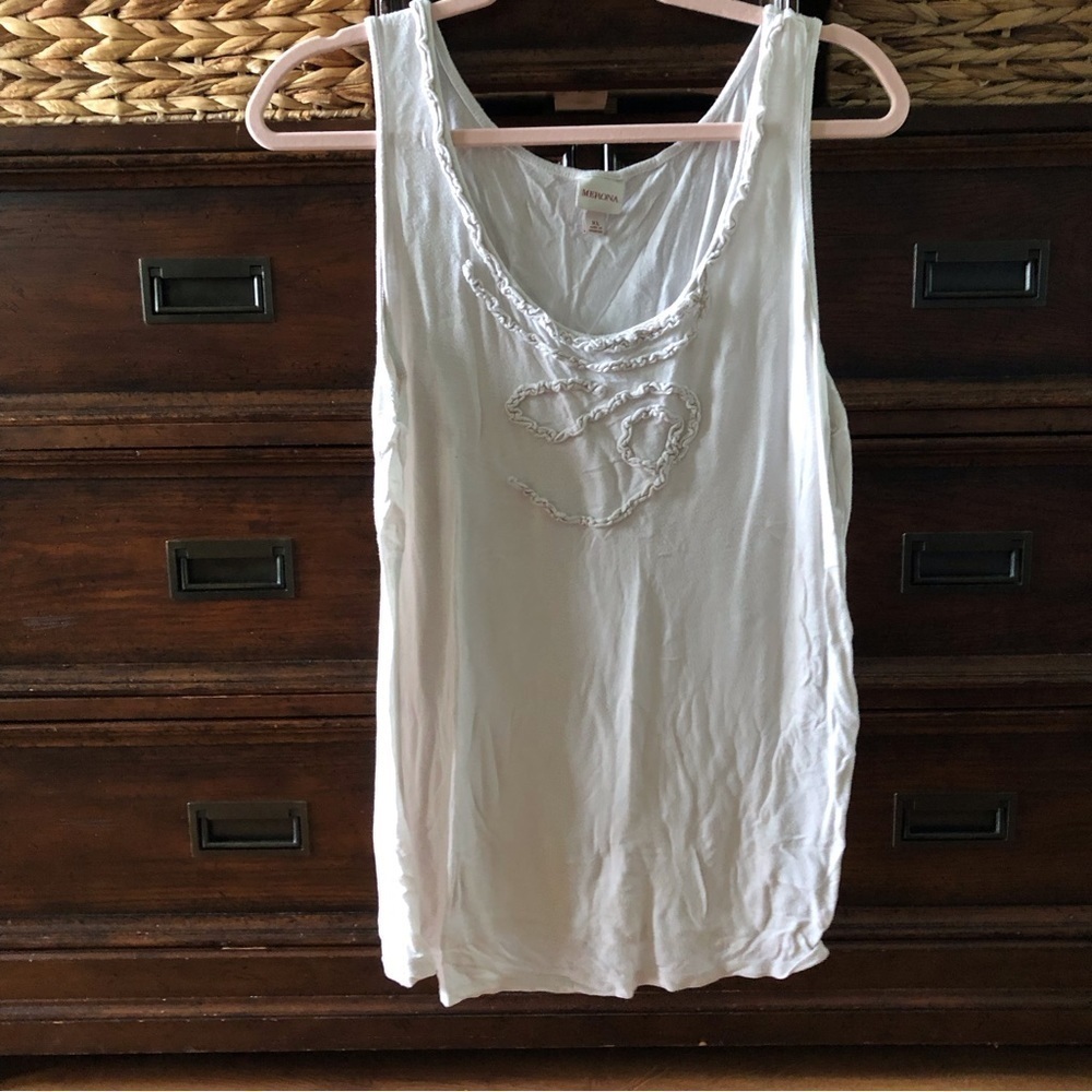 Merona Cream tank top in size XL